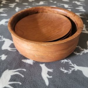 Solid Teak 5pc. Set